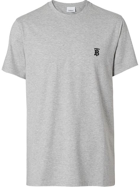 burberry t shirt grey|burberry monogram motif t shirt.